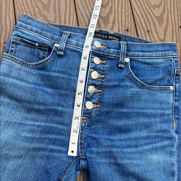 Veronica Beard, Debbie skinny high-rise Classic Blue Denim Jeans Sz 27/4 - Picture 7 of 11